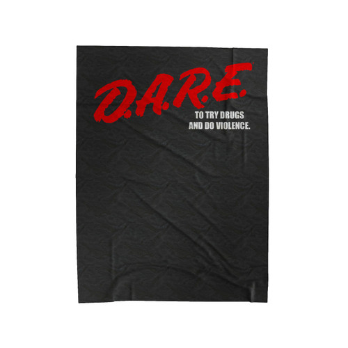 D. A. R. E Dare To Keep Kids Off Drug Velveteen Blanket