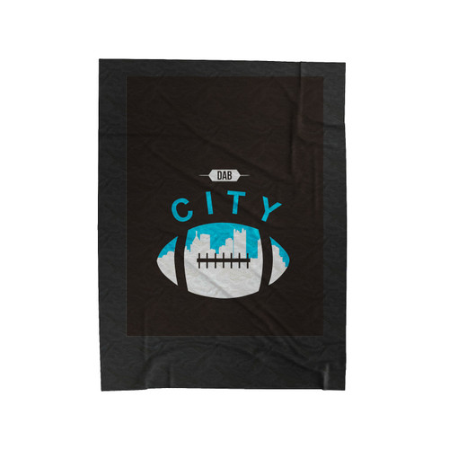 Dab City Carolina Panthers Velveteen Blanket