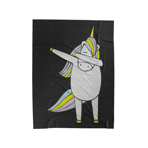 Dabbing Dab Dance Unicorn Funny Velveteen Blanket
