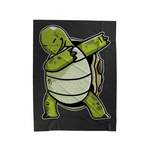 Dabbing Tortoise Velveteen Blanket