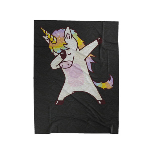 Dabbing Unicorn Fantasy Dab Animal Game Velveteen Blanket