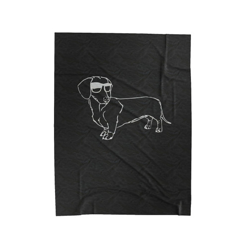 Dachshund Dog Velveteen Blanket