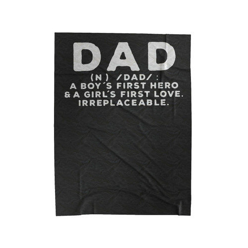 Dad Definition Velveteen Blanket