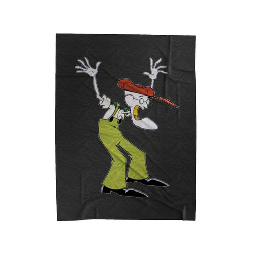 Dad From Courage The Cowardly Dog Velveteen Blanket