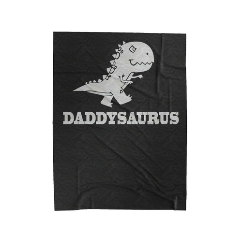 Daddysaurus & Babysaurus Matching Daddy And Baby Fathers Day Present 1 Velveteen Blanket