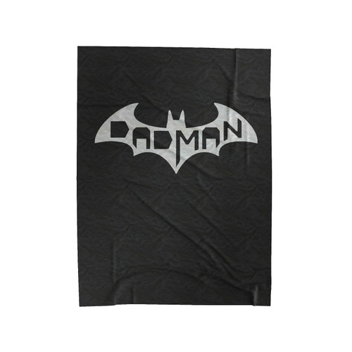 Dadman Batman Logo Parody Velveteen Blanket
