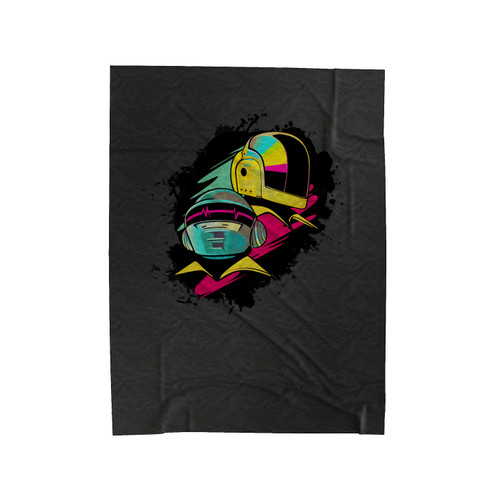 Daft Punk Art Velveteen Blanket
