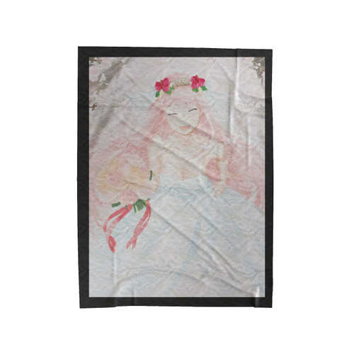 Daily Dose Of Zerotwo #19 Happy Wedding Edition Darlinginthefranxx Velveteen Blanket