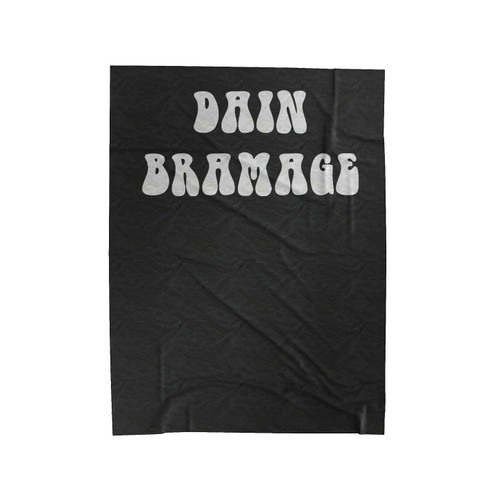 Dain Bramage 70S Style Iron On Letters Velveteen Blanket