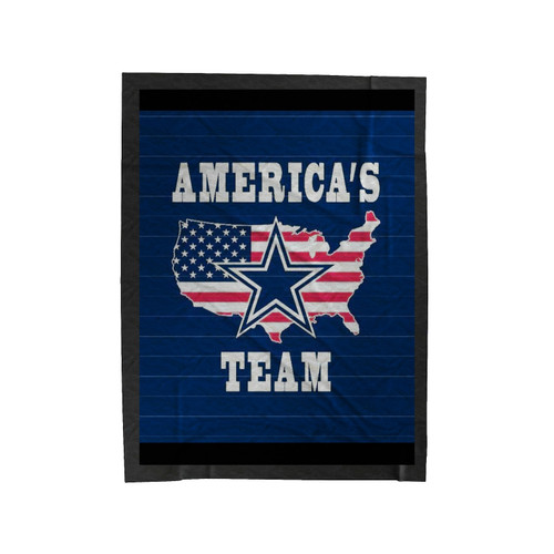 Dallas Cowboys Americas Team Velveteen Blanket