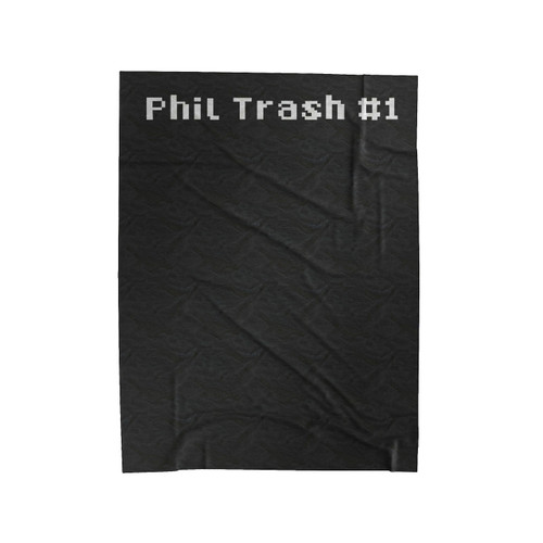 Dan And Phil Inspired Phil Trash #1 Velveteen Blanket