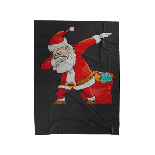 Dancing Santa Velveteen Blanket