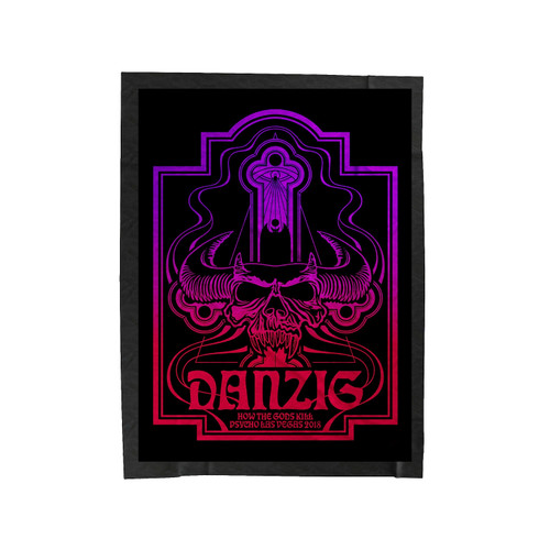 Danzig Psycho Velveteen Blanket