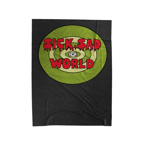 Daria Sick Sad Velveteen Blanket