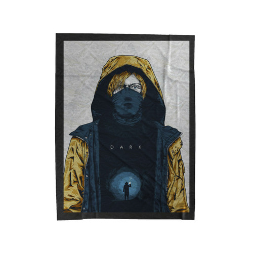 Dark Drawing Of Jonas Kahnwald Velveteen Blanket Dark Drawing Of Jonas Kahnwald Velveteen Blanket