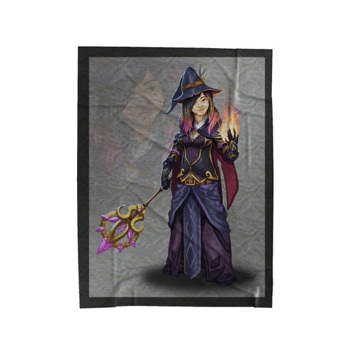Dark Mage Velveteen Blanket