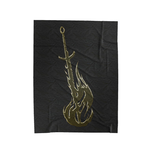 Dark Souls Bonfire 3 Velveteen Blanket