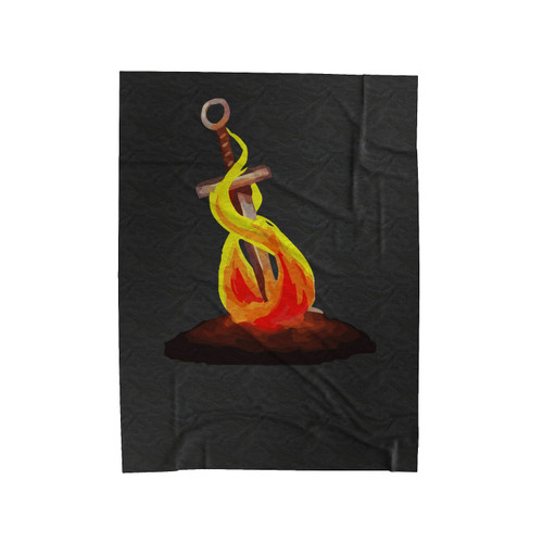 Dark Souls Bonfire Cosplay Gamer Save Point Velveteen Blanket