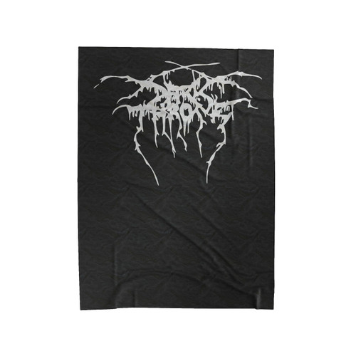 Darkthrone Norwegian Black Metal Band Logo Velveteen Blanket