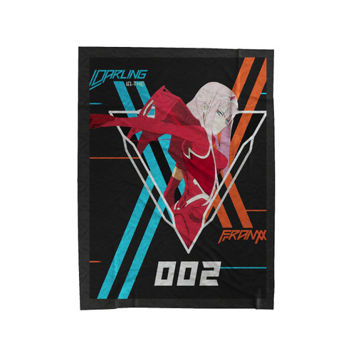 Darling In The Franxx Zero Two 1 Velveteen Blanket