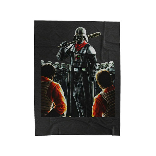 Darth Vader Negan Walking Dead Star Wars Velveteen Blanket