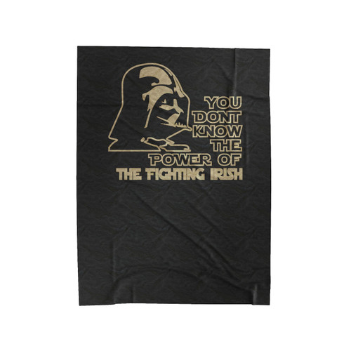Darth Vader You Don't Know The Power Of The Fighting Irish Velveteen Blanket