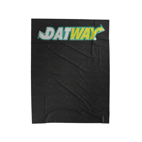 Dat Way Logo Velveteen Blanket