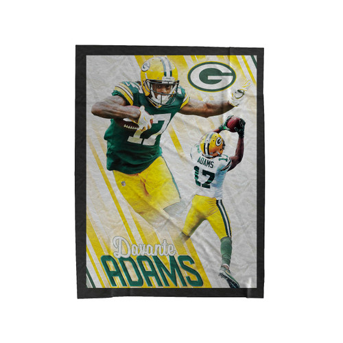 Davante Adams Green Bay Packers Velveteen Blanket