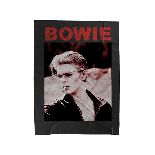 David Bowie Cigarete Velveteen Blanket