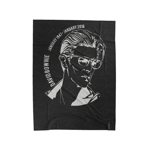 David Bowie Guita Velveteen Blanket