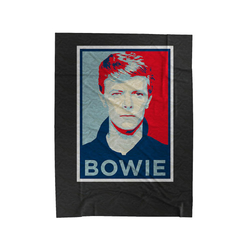 David Bowie Singer Velveteen Blanket