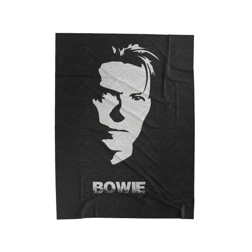 David Bowie Singer And Composer Velveteen Blanket