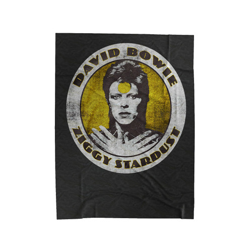 David Bowie Ziggy Stardust 1 Velveteen Blanket