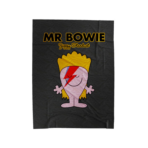 David Bowie Ziggy Stardust Troll Velveteen Blanket