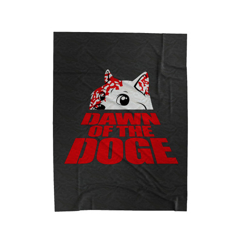 Dawn Of The Doge Velveteen Blanket