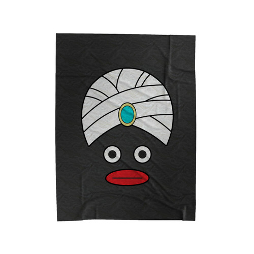Dbz Mr Popo Face Velveteen Blanket Dbz Mr Popo Face Velveteen Blanket