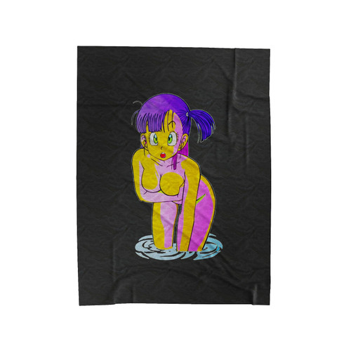 Dbz Sexy Bulma Pose Velveteen Blanket Dbz Sexy Bulma Pose Velveteen Blanket