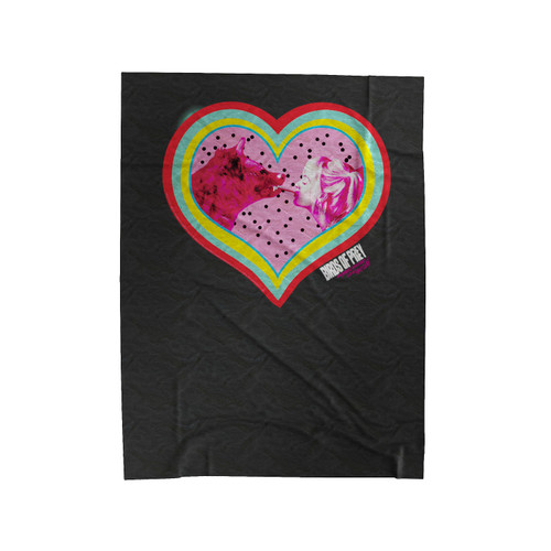 Dc Comics Birds Of Prey Harley Quinn Hyena Love Velveteen Blanket