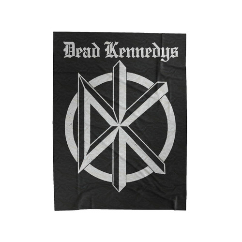 Dead Kennedys Distressed Old English Logo Velveteen Blanket