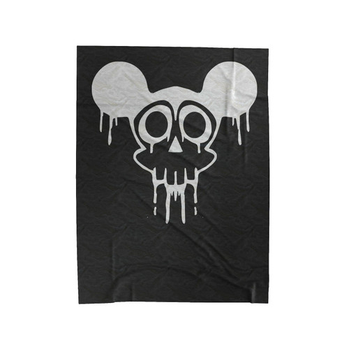 Dead Mickey Halloween Scary Funny Disney Velveteen Blanket