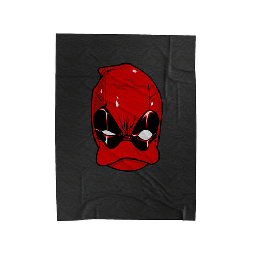 Deadpool - Logo Duckpool Velveteen Blanket
