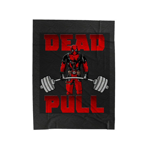 Deadpool Deadlift Funny Parody Movie Velveteen Blanket