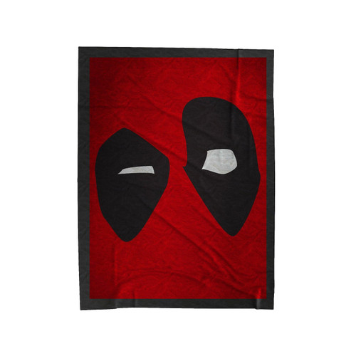 Deadpool Face Mask Velveteen Blanket