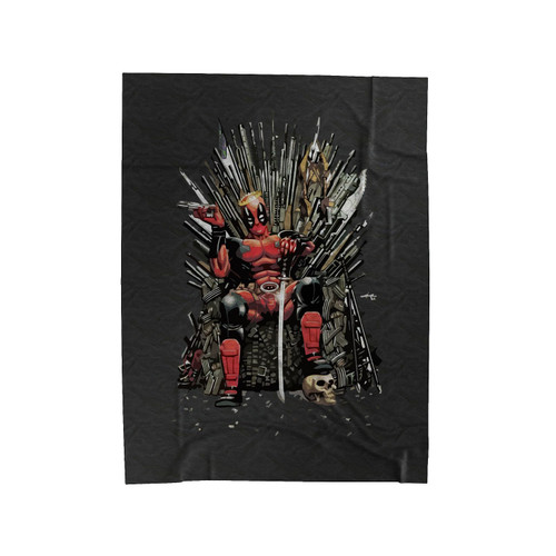 Deadpool Game Of Thrones Velveteen Blanket