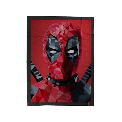 Deadpool Geometric Face Velveteen Blanket