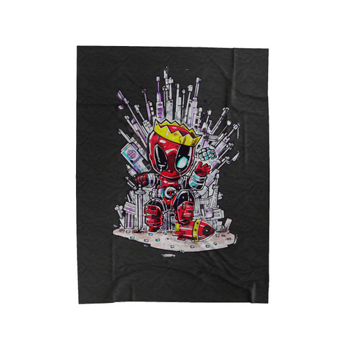 Deadpool Kill Chibi Game Of Trones Velveteen Blanket