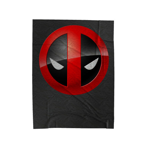 Deadpool Logo Superhero Marvel Comics Velveteen Blanket