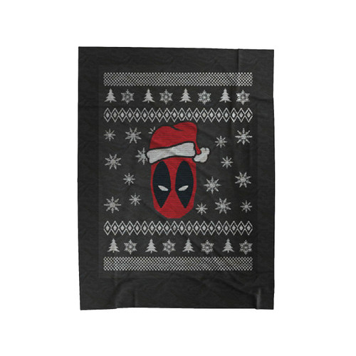 Deadpool Movie Ugly Christmas Funny Velveteen Blanket