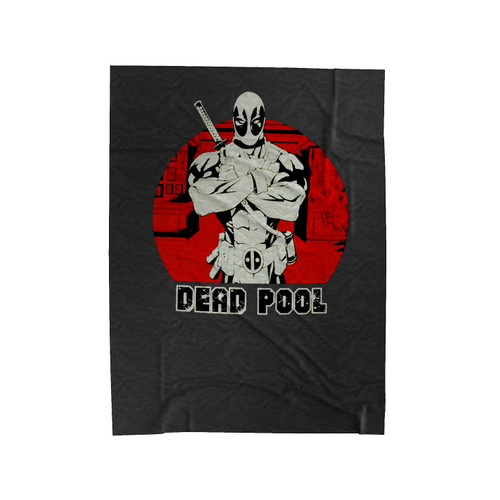 Deadpool Super Heroes Marvel Comic Velveteen Blanket
