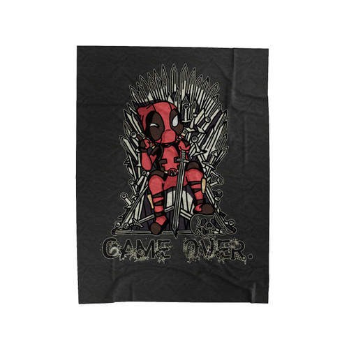 Deadpool Vs Game Of Thrones Custom Velveteen Blanket